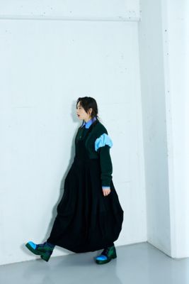 スカート ENFOLD STRAP JUMPER-SKIRT 300IS531-1611 STRAP JUMPER-SKIRT｜36｜BLK｜SKIRT｜|ENFÖLD OFFICIAL ONLINE