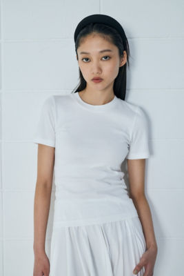 ENFOLD エンフォルド コンパクトTシャツ ベーシック オレンジ 38 ENFOLD｜エンフォルドのTシャツ/カットソー通販 - ZOZOTOWN