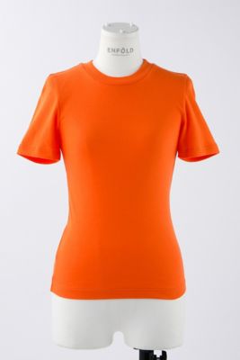 WASHABLE COMPACT BASIC T－SHIRT