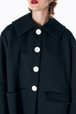 新品タグ付き新品タグ付き 今季 ENFOLD（エンフォルド）NO-COLLAR COAT