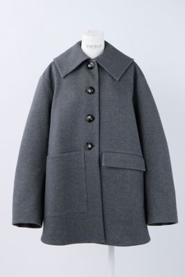 エンフォルド FLAT-COLLAR SILHOUETTE COAT 今期新作 - www.stedile.com.br