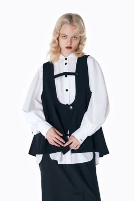 ENFOLD PLEATS TWO-WAY VEST宅配便コンパクトにて発送予定