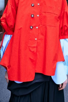 ENFOLDエンフォルドMIX WAVE SHIRT ENFOLD(エンフォルド)】 MIX WAVE SHIRT｜PARIGOT ONLINE（パリゴ