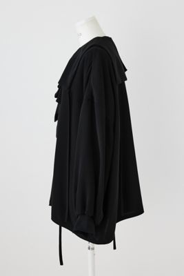 ENFOLD / エンフォルド | NECK-PARTS PULLOVER ネックパーツプルオーバー | 38 | ブラック | レディース – KLD