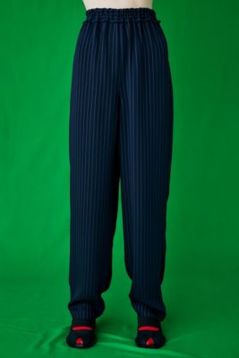 ＜ENFOLD (Women)＞ＳＴＲＩＰＥ　ＲＥＬＡＸ　ＥＧＧ　ＷＩＤＥ－ＰＡＮＴＳ（３００ＨＳ２３１－０８５０）