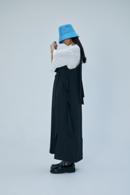 24SS】ENFOLD エンフォルド / FLARE SLIT JUMPER-SKIRT スタッフ身長160㎝ (着用サイズ38)  スタッフ身長160㎝ ※他サイトへの写真の転用・転載はご遠慮ください。 . . . #enfold #enföld #outland  #coperuni #trentfukuoka#福岡セレクトショップ#日系穿搭#每日穿搭#오오 