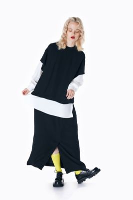 新品　ENFOLD T-SHIRT-LAYERED DRESS サイズ36 ENFOLD☆T-SHIRT-LAYERED DRESS 36