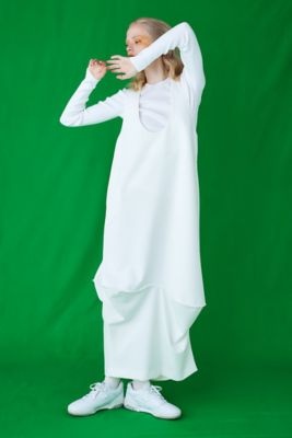 loiusepapier 23AW Louise dress/white