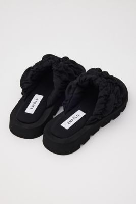 ENFOLD サンダル　WAVE グリーン　ブラック　38 24SS】ENFOLD エンフォルド / WAVE SANDALS / サンダル | TRENT