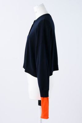 トップス enfold LAYERED CARDIGAN ENFOLD】LAYERED-CARDIGAN