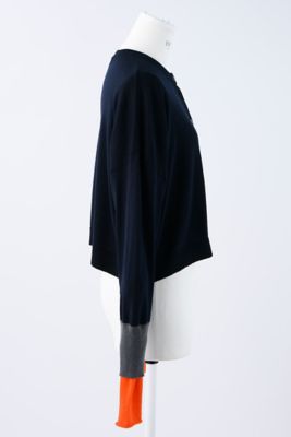 エンフォルド ENFOLD LAYERED-CARDIGAN カーディガン 300HS270-0930 ネイビー サイズ：38 LAYERED－CARDIGAN（300HS270－0930