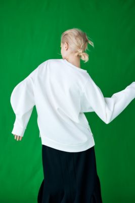 ENFOLDエンフォルドASYMMETRY SLEEVE PULLOVEトップス ENFOLD(エンフォルド) ASYMMETRY-SLEEVE PULLOVER - COLDBECK