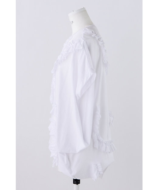 エンフォルドENFÖLD RUFFLE HEXAGON-T-SHIRT エンフォルドENFÖLD RUFFLE HEXAGON-T-SHIRT