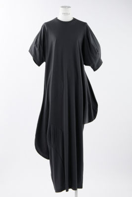 ENFOLD (Women)/エンフォルド SOLID-WAVE DRESS(300HS283-2370) グレー163 36 コットン:100 レディース ワンピース・ドレス