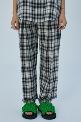 パンツ ENFOLD DRAPE TAPERED-TROUSERS DRAPE TAPERED-TROUSERS｜36｜BLK｜TROUSERS｜|ENFÖLD OFFICIAL