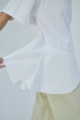 24SS】ENFOLD エンフォルド / PETAL-HEM T-SHIRT / Tシャツ