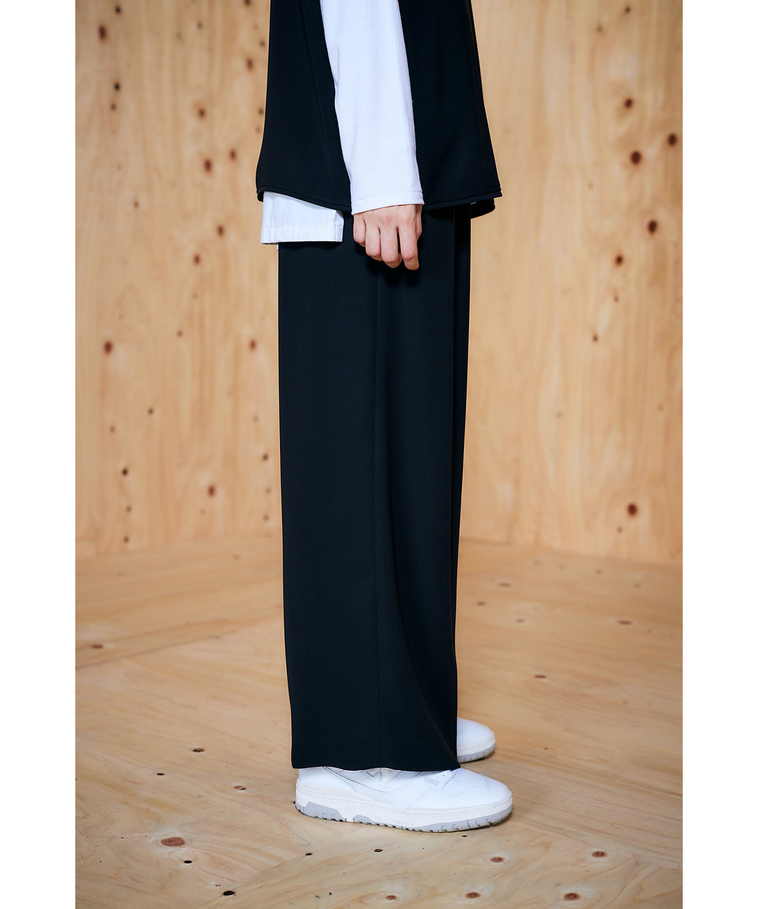 RELAX ELASTIC WIDE-TROUSERS RELAX ELASTIC WIDE-TROUSERS