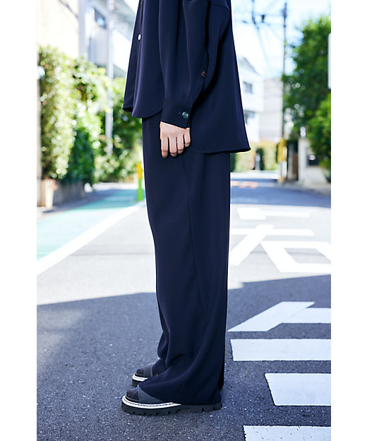RELAX ELASTIC WIDE-TROUSERS RELAX ELASTIC WIDE-TROUSERS