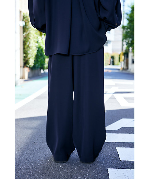 RELAX ELASTIC WIDE-TROUSERS RELAX ELASTIC WIDE-TROUSERS