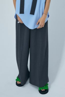 ＜ENFOLD (Women)＞ＥＬＡＳＴＩＣ　ＷＩＤＥ　ＴＲＯＵＳＥＲＳ（３００ＨＳ６３１－２６９０）