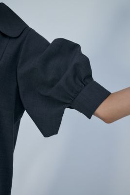 SQUARE－SLEEVES DRESS（300HS733