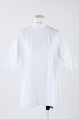 UPPER-ARM HIDDEN T-SHIRT｜38｜WHT｜CUT AND SEWN｜|ENFÖLD