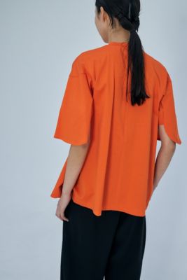 ENFOLD - エンフォルド 24SS UPPER-ARM Tシャツ カットソー 半袖 38 ENFOLD エンフォルド 24SS ホワイト コットン 天竺 UPPER-ARM