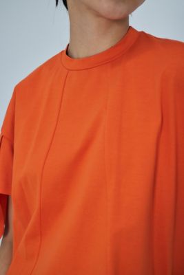 エンフォルド ENFOLD WIDE-ARM POLO-SHIRT オレンジ エンフォルド ENFOLD WIDE-ARM POLO-SHIRT オレンジ