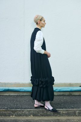 BALLOON－FRILL TANK－TOPS DRESS