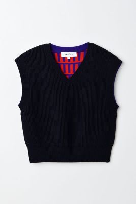 KNIT VEST（300IA170－0501） | ENFOLD