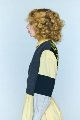 KNIT VEST（300IA170－0501） | ENFOLD