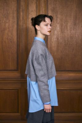 美品✨エンフォルド　23AW　CROPPED WIDE ARM PULLOVER 美品✨エンフォルド 23AW CROPPED WIDE ARM PULLOVER - メルカリ