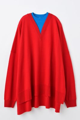 HIGH－GAUGE LAYERED－PULLOVER
