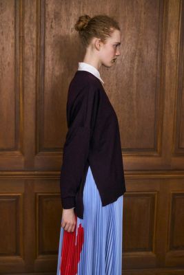 HIGH－GAUGE LAYERED－PULLOVER