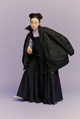 本日値下★ENFOLD新作FAKE-LAYERED DRESS★ブラック36新品 FAKE-LAYERED DRESS｜36｜BLK｜DRESS｜|ENFÖLD OFFICIAL ONLINE