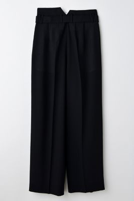 BELT WIDE－STRAIGHT TROUSERS
