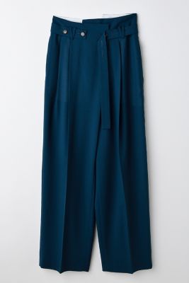BELT WIDE－STRAIGHT TROUSERS