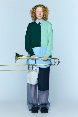 MIX－FABRIC PANTS（300IA231－0631