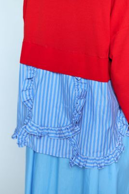 FRILL－BOTTOM CARDIGAN（300IA270