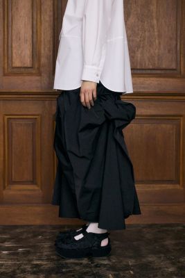 ENFOLD TACK DRAPE HEME SKIRT 変形 ロング スカート ENFOLD - ENFOLD 今期完売 TACK DRAPE-HEME SKIRTの通販 by ゆみ