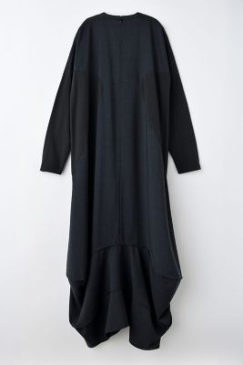 エンフォルドENFOLD❤️バルーンフリルタンクトップドレスワンピース、黒ブラック BALLOON-FRILL TANK-TOPS DRESS｜36｜BLK｜DRESS｜|ENFÖLD