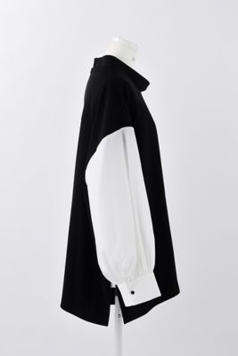 OFF‐NECK LAYERED PULLOVER（300IS230