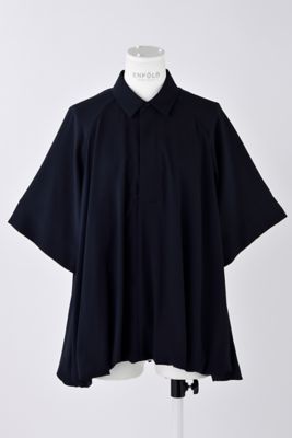 BALLOON HALF-SLEEVE BLOUSE｜38｜O/WHT｜SHIRTS AND BLOUSES