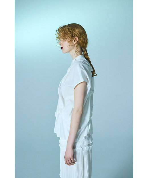 CIRCLE SHIRRING SHIRT(300IS230 CIRCLE SHIRRING SHIRT(300IS230