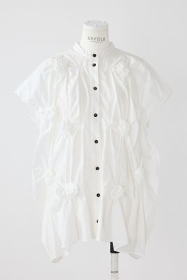 CIRCLE SHIRRING SHIRT（300IS230
