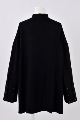 BALLOON HALF-SLEEVE BLOUSE｜38｜O/WHT｜SHIRTS AND BLOUSES