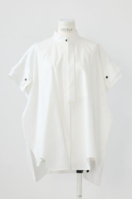 ENFOLD (Women)/エンフォルド ＲＯＬＬ－ＵＰ　ＳＬＥＥＶＥＳ　ＳＨＩＲＴ（３００ＩＳ２３０－３１５１）