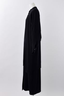 ENFOLD CURTAIN-HEM DRESS 300IS233-0441