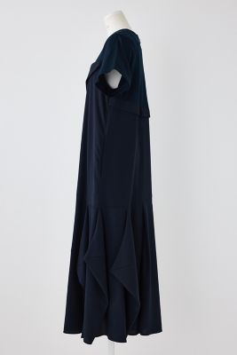 定価42900円 ENFOLD ニットレイヤードカットドレス ワンピース