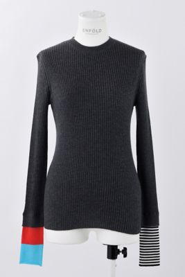 RIB PULLOVER（300IS270－0671） | ENFOLD